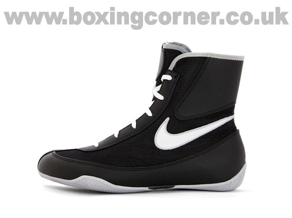 Nike Machomai 2 Boxing Boots Black White Wolf Grey